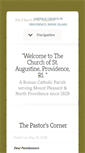 Mobile Screenshot of churchofsaintaugustineprov.com